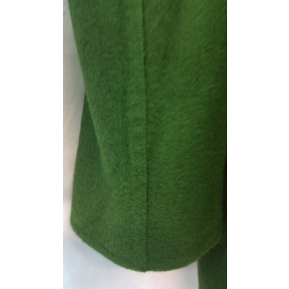 Shamask Forest Green Open Front Wool Jacket 1 - Picture 4 of 6